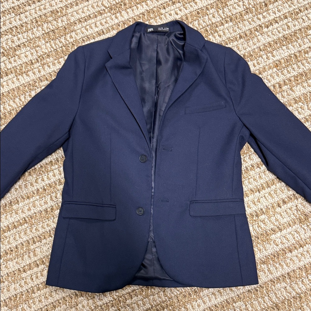 Zara Boys Navy Blue Blazer